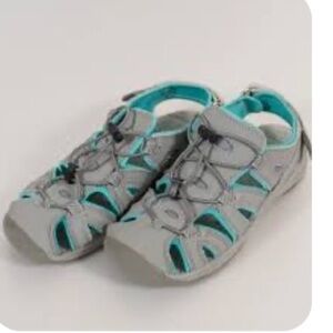 Eddie Bauer Mary River-leather, grey & Teal size  9